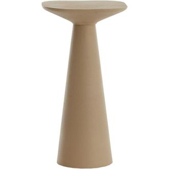 Light & Living Light & Living Abala Mesa En Taupe Con Acabado Mate - 28x28x53 Cm