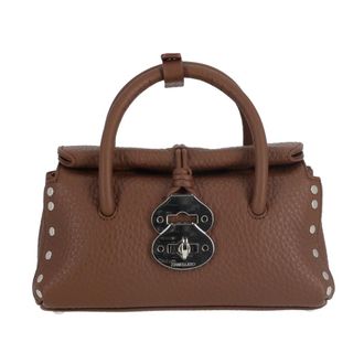Zanellato Dotta Baby - Dames - Handtassen - Bruin - ONE Size - Katoen - Tassen