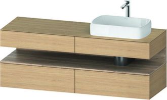 Duravit Qatego Consola Mueble Bajo Lavabo, 2 Extensiones, 2 - Duravit