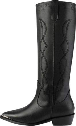 L37 Texas Stijl Schoeisel - Dames - Cowboylaarzen - Zwart - 38 EU - Schoenen