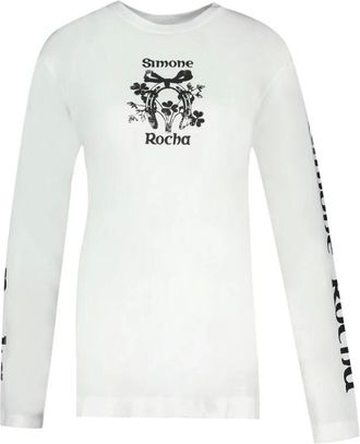 Simone Rocha Donna, Top, Bianco, M, new