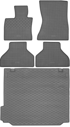 OEM Bmw X5 E70 Suv De Abril De 2007 A Septiembre De 2013. Juego De Alfombrillas De Goma Para Coche Y Alfombrilla Para Maletero