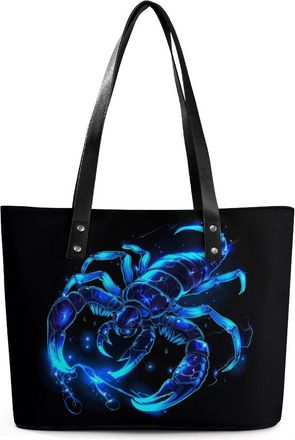 Generic Constellation Scorpio Tote Bags for Women Cute Shoulder Purses Handbags