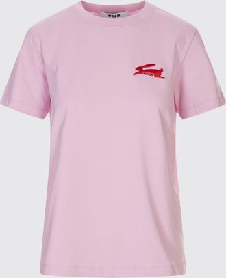Msgm T-Shirt MSGM Woman color Pink