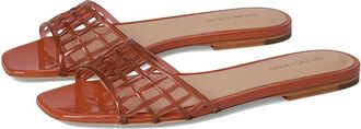 Veronica Beard Maris Jelly Womens Wedge Shoes Persimmon Red Jelly : 6.5 M, Leather