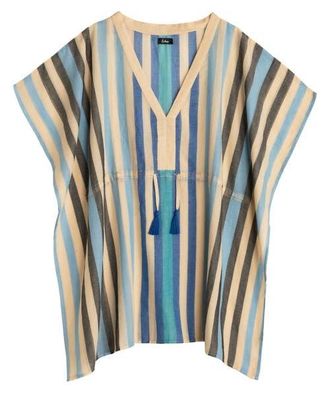 Echo Cabana Stripe Caftan in Ultramarine at Nordstrom, Size X-Small