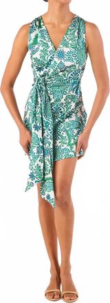 Misa Sakina Dress In Reflective Botanical