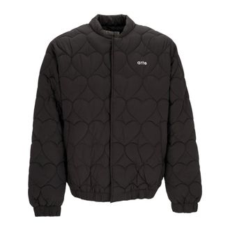 Arte Zwarte Gewatteerde Donsjas Mannen - Heren - Winterjassen - Zwart - M - Polyester - Jassen