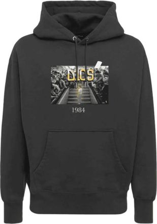 Throwback Hoodie - Heren - Hoodies - Zwart - 2XL - Katoen - Hoodies & sweatvesten