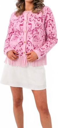 Fate Something Sweeter Cardigan In Pink