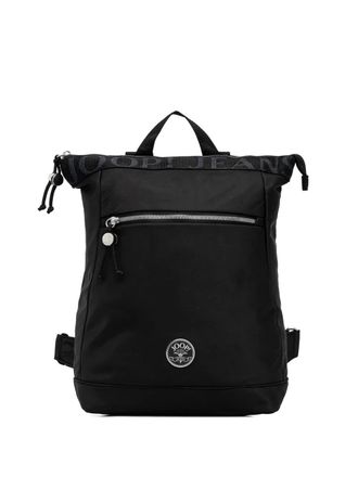 Joop logo-detail top-zip backpack - women - Fabric - One Size - Black
