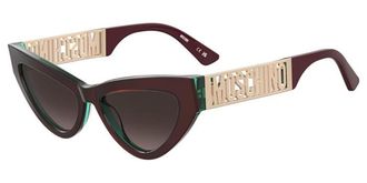 Moschino MOS170/S B17/HA Womens Sunglasses Burgundy Size 55