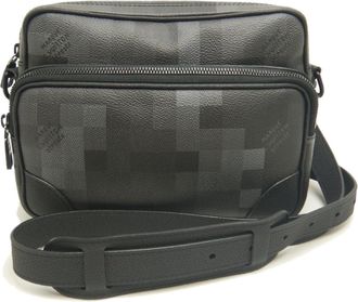 Louis Vuitton Black Noir Pvc Shoulder Bag (Pre-Owned)