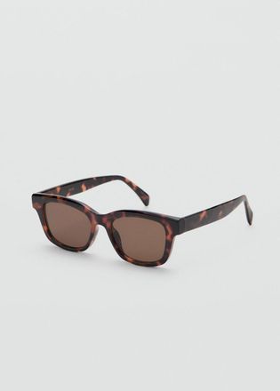 Mango Occhiali da sole montatura acetato cioccolato - Donna - Taglia unica - MANGO