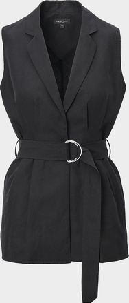 Rag & Bone Mandi Belted Tailored Vest