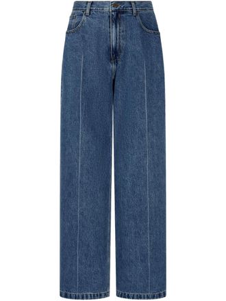 TOMBOY pressed-crease jeans - Blue