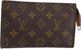 Louis Vuitton Pre-owned Clutches, female, Brown, Size: ONE SIZE Pre-owned Canvas Clutch