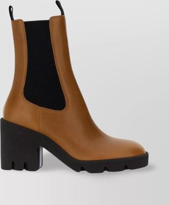 Burberry leather boots