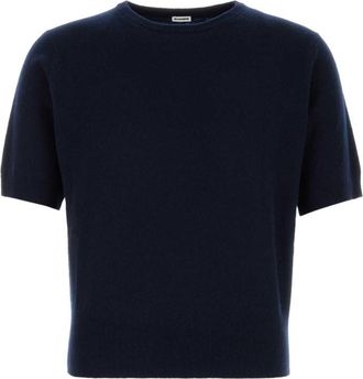 Jil Sander Navy Blue Knitted Sweater