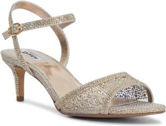 Dune London Manicure Ankle Strap Sandal in Gold at Nordstrom, Size 6.5Us