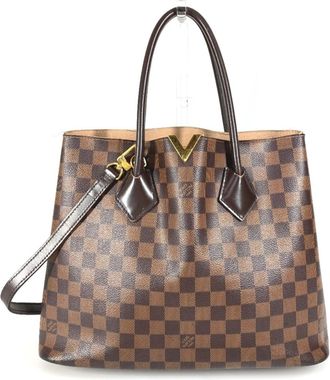 Louis Vuitton Brown Damier Canvas Damier Canvas Handbag Shoulder Bag Tote Bag (Pre-Owned)
