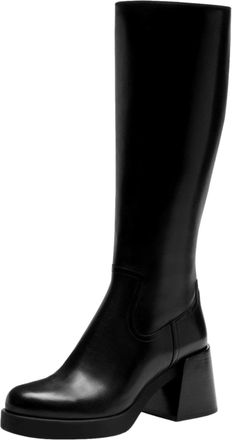 Coach Natasha Leather Boot Black CW982-001 Womens