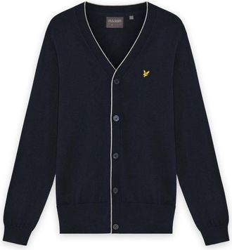 Lyle & Scott Golf Light Weight Cardigan - Heren - Vesten - Blauw - S - Wol - Truien & Vesten