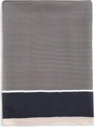 Saint Laurent Gestreepte Cassandre Sjaal - Dames - Zijden sjaals - Veelkleurig - ONE Size - Accessoires