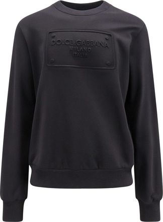 Dolce & Gabbana Cotton Sweatshirt With Logo