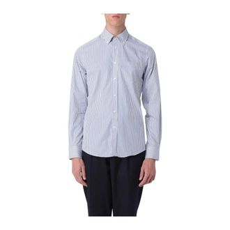 Paul & Shark Stijlvolle Overhemden Collectie - Heren - Casual Overhemden - Blauw - M - Overhemden