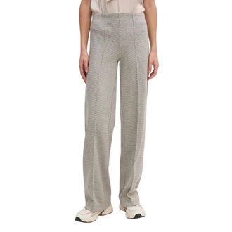 Oui Broeken, Dames, Grijs, S, Wijde Broek