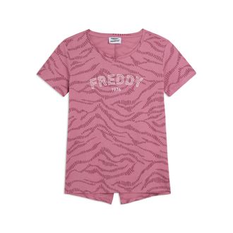 Freddy T-shirt Stampata con Logo FREDDY 1976