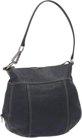 Prada Pre-owned Leather prada-bags - Dames - Vintage Schoudertas - Zwart - ONE Size - Leer - Vintage