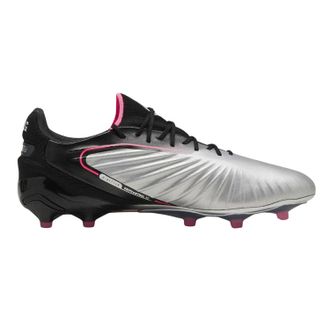 Puma Heren King Ultimate Stevige Grond Voetbalschoenen (Zilver/Zwart)