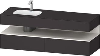 Duravit Qatego Lavabo Encastrado Con Base De Lavabo Consola, - Duravit