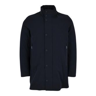 Roberto Ricci Design Down Coats, male, Blue, S, Montecristo Floating Raincoat Jkt