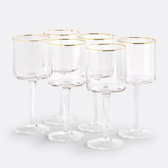 La Redoute Interieurs Set van 6 wijnglazen, Coblice