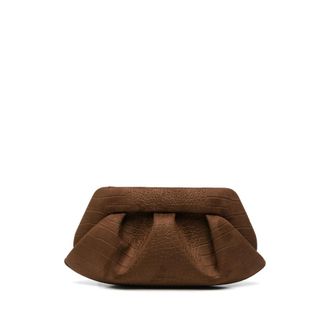 Themoir&egrave; Croc-effect Bios Clutch Bag