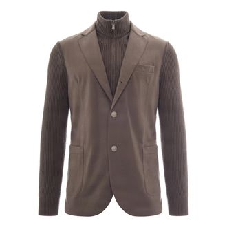 Eleventy Hombre, Chaquetas, Marr&oacute;n, Talla: S