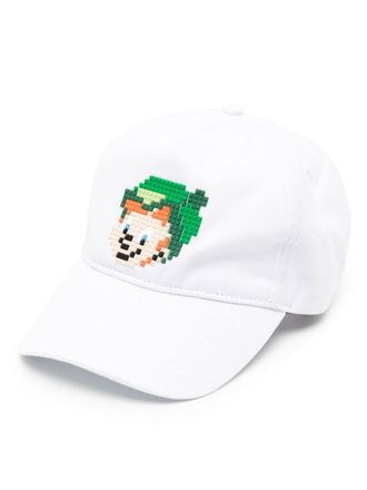 Mostly Heard Rarely Seen Feeling Lucky cotton cap - men - Cotton - One Size - White