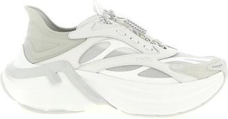 Fendi F-Light Running Trainers - female - Fendi - Sneakers - Gray - 3 1/2 UK - Shoes