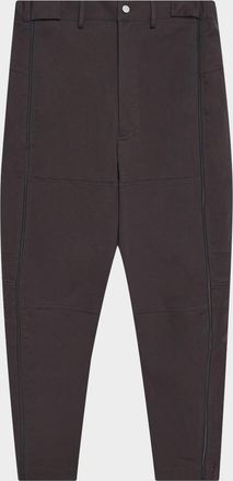 Mordecai Mens Cotton Side-Zip Flat-Front Trousers