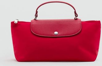 Mango Necessaire nylon manico rosso - Donna - Taglia unica - MANGO