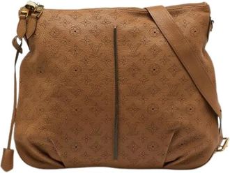 Louis Vuitton Pre-owned Vintage Cross Body Bag - Dames - Vintage Schoudertas - Bruin - ONE Size - Leer - Vintage