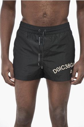 Dolce & Gabbana Solid-Color Swim Shorts size S
