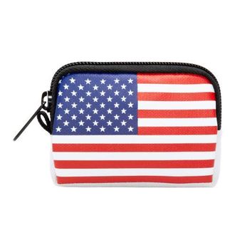 Manhattan Portage Stars and Stripes Coin Purse in White at Nordstrom