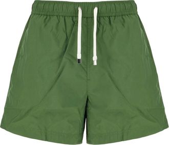 Ermenegildo Zegna Bhel 00Ahb 11A3 V06 Zwembroek met trekkoord - Heren - Strandmode - Groen - L - Nylon - Badmode