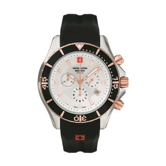 Swiss Alpine Military Chronograph 7040.9852 - Heren - Accessoires - Zwart - Maat: ONE Size