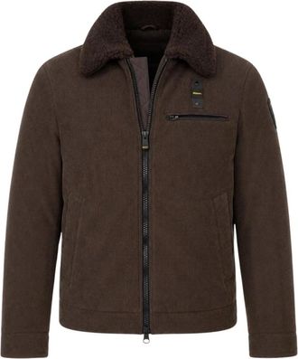 Blauer Ribbed Jacket Fourth - Heren - Jassen - Bruin - S - Polyester - Jassen