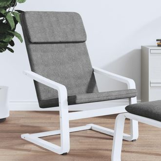 vidaXL Sill&oacute;n De Relax De Tela Gris Oscuro Vidaxl